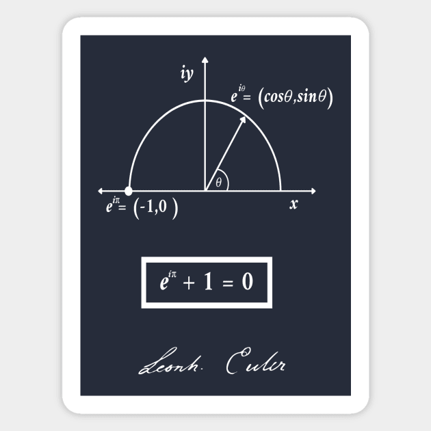 Euler  beautiful theorema maths Sticker by GOT A FEELING